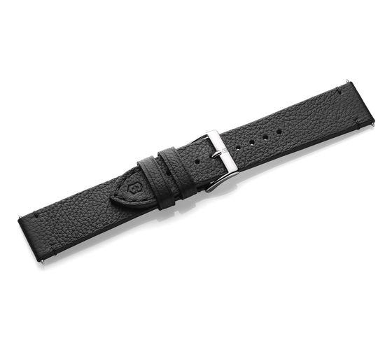 Black leather strap with buckle