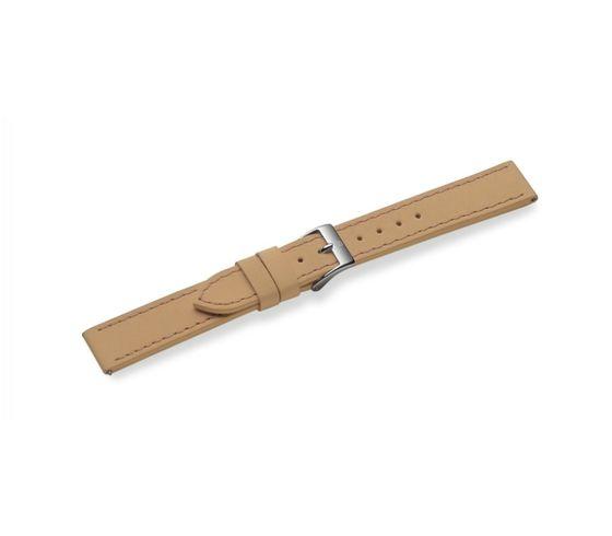 Brown leather strap with buckle