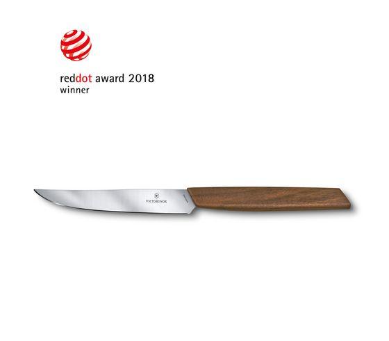 Swiss Modern Steak Knife Set, straight edge