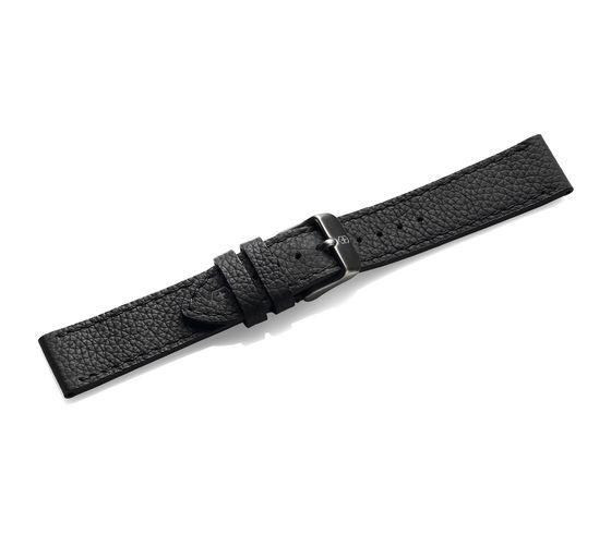 Black leather strap with buckle