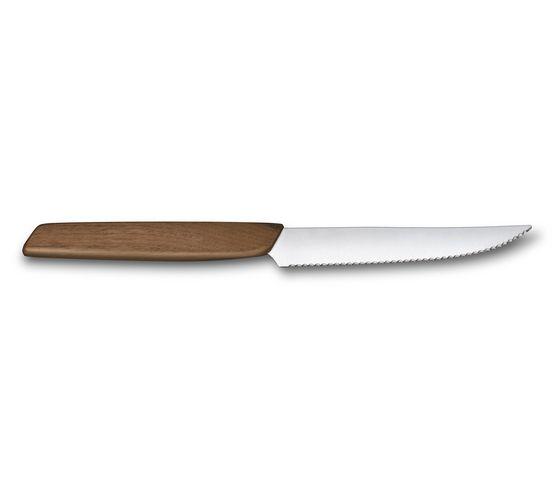 Swiss Modern Steak Knife Set, wavy edge