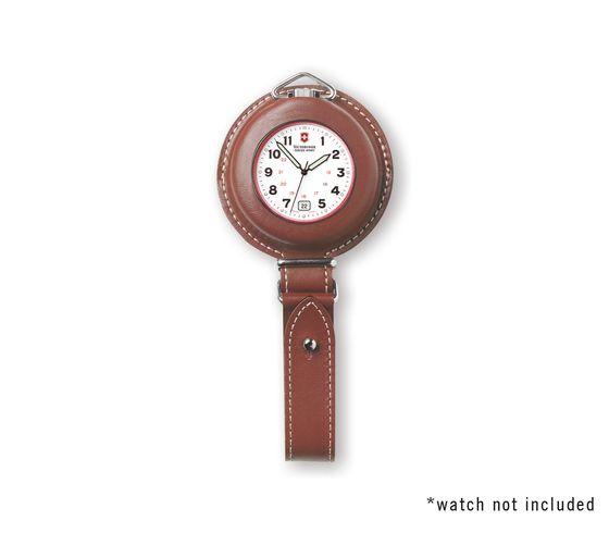Pouch in brown leather - belt pouch Pocket Watch