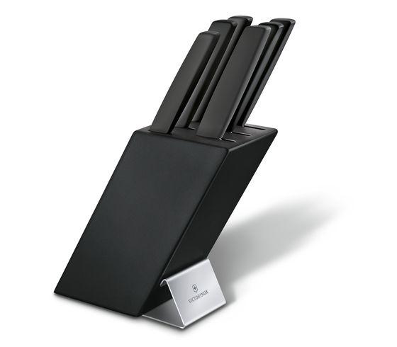 Swiss Modern Knife Block, 6 Pieces