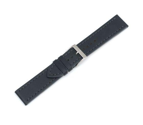 Alliance Chrono - Grey Leather Strap with buckle - 21 mm