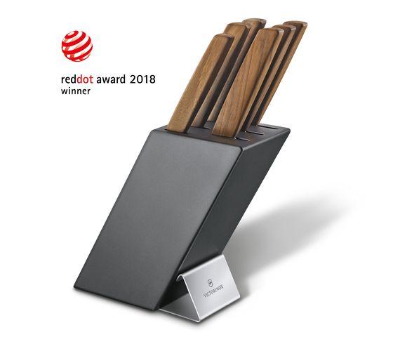 Swiss Modern Knife Block, 6 Pieces