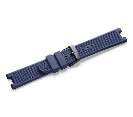 Blue rubber strap with buckle
