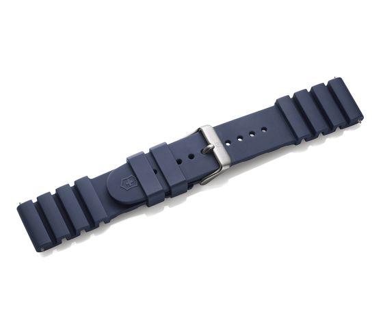Blue rubber strap with buckle