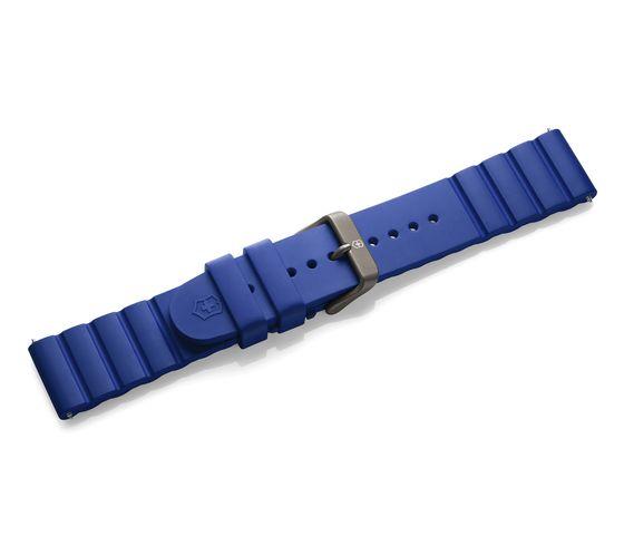 Blue rubber strap with buckle