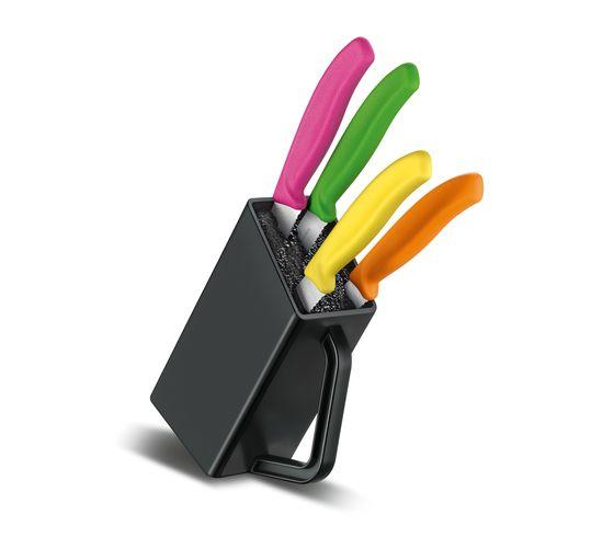 Swiss Classic Steak and Pizza Knife Block, 4 pieces