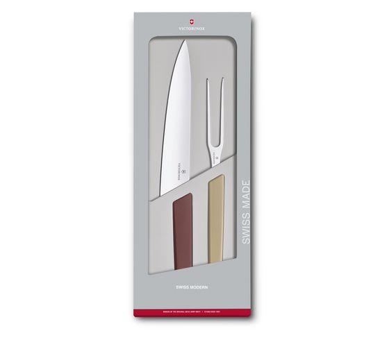 Swiss Modern Carving Set, 2 pieces