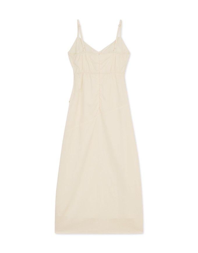 Slit Slim Long Dress (With Padding)