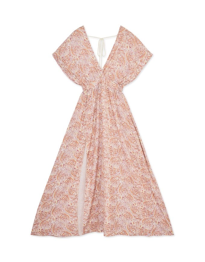 Paisley Slit Long Dress