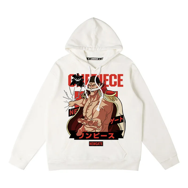 One piece hoodie - LUFFY/SHANKS/CHOPPER/BURUKKU/NEWGATE/FRANKY/MARCO/LAW