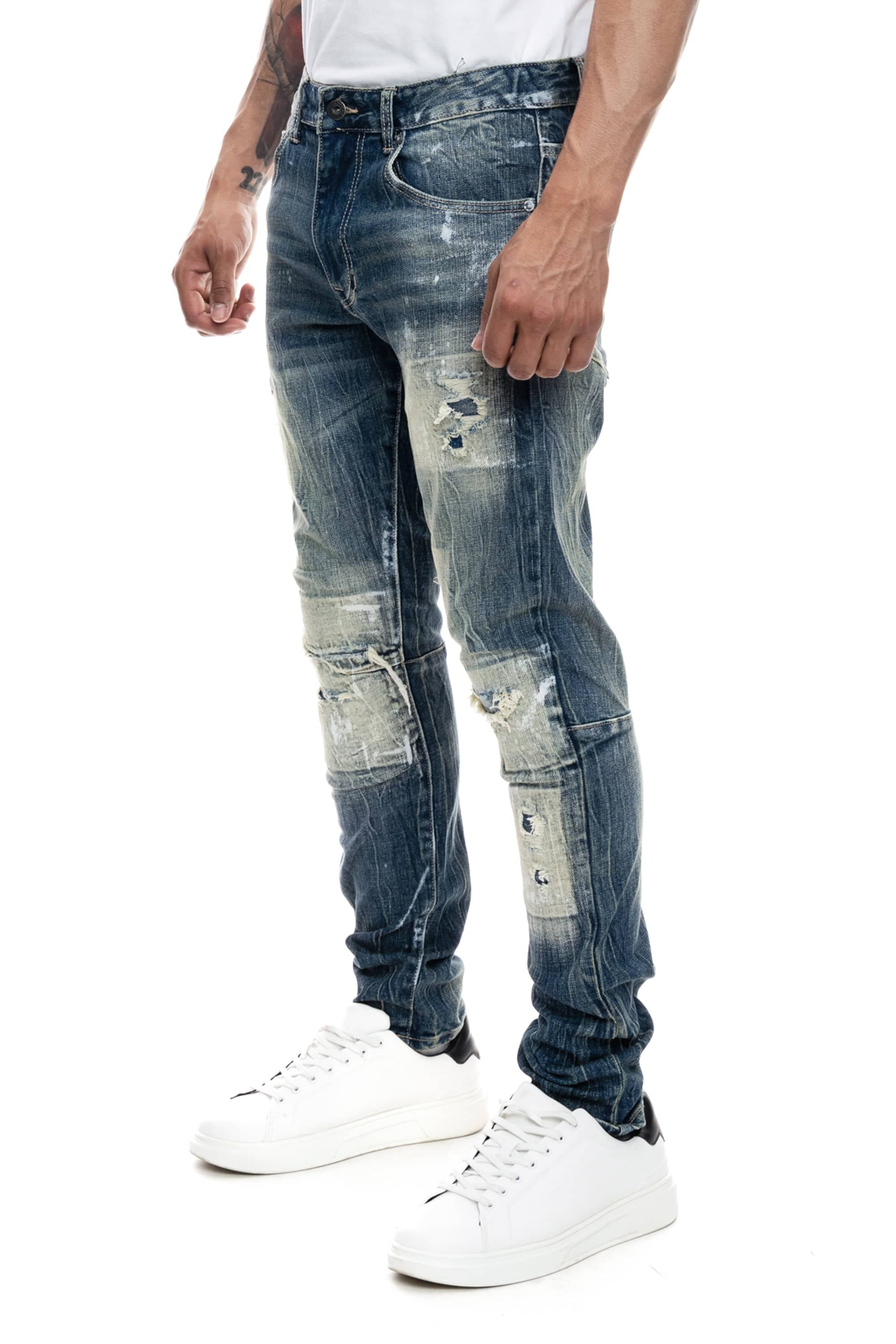 Patch Washed Jeans