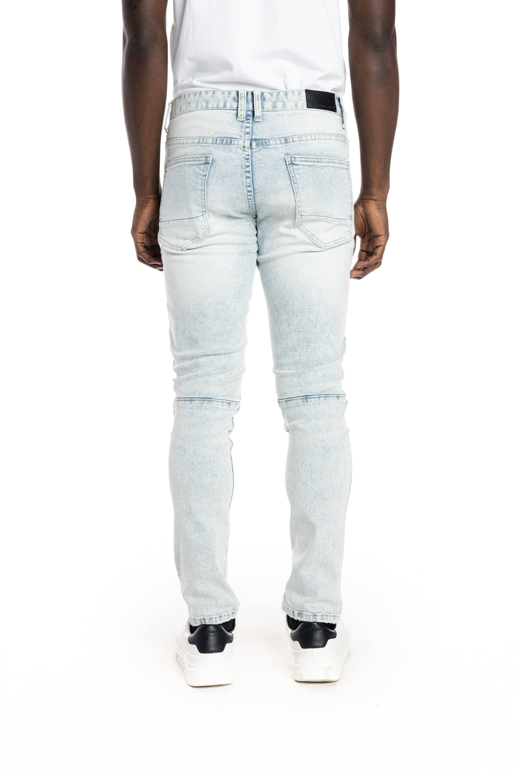 Rip And Repair Semi Basic Jeans