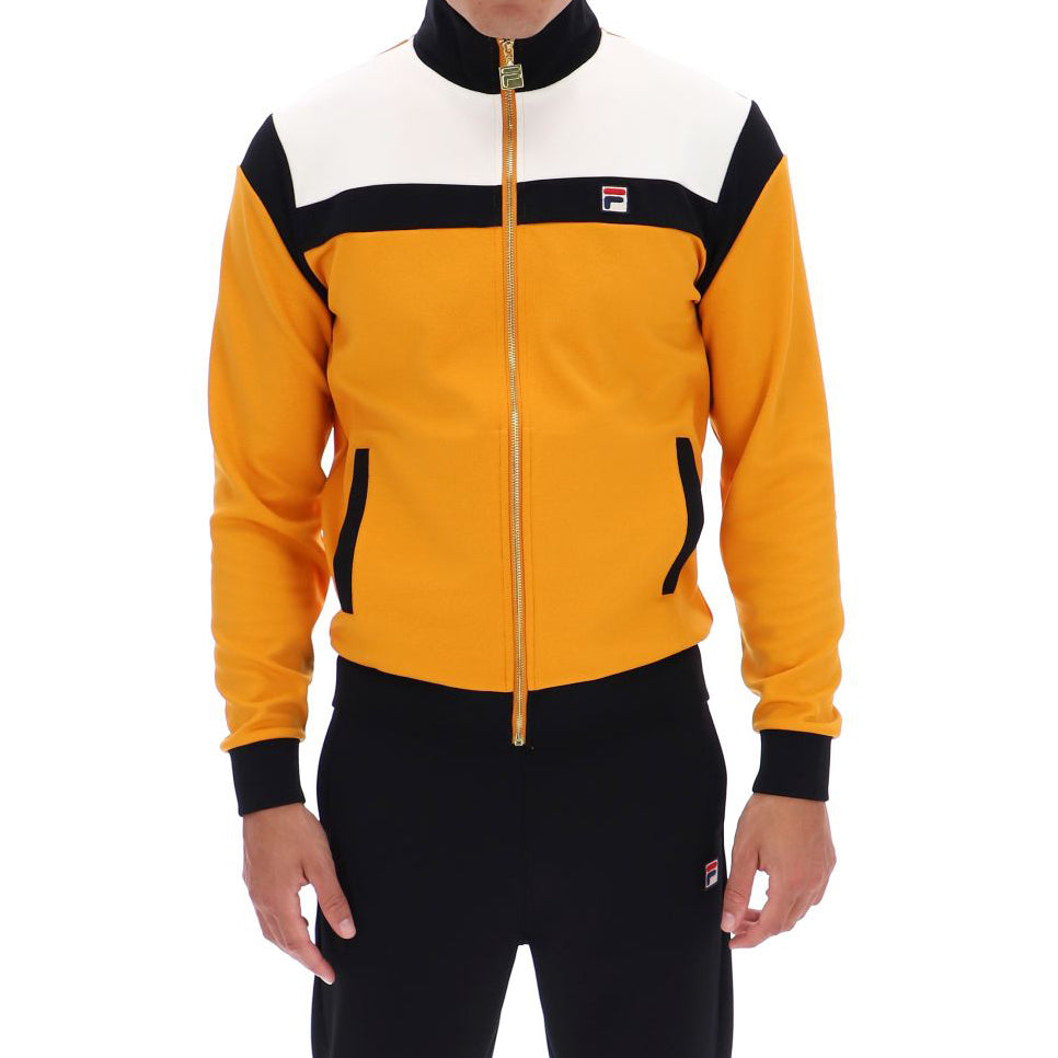 Fila Vintage Cruz Track Top Orange/Cream/Black