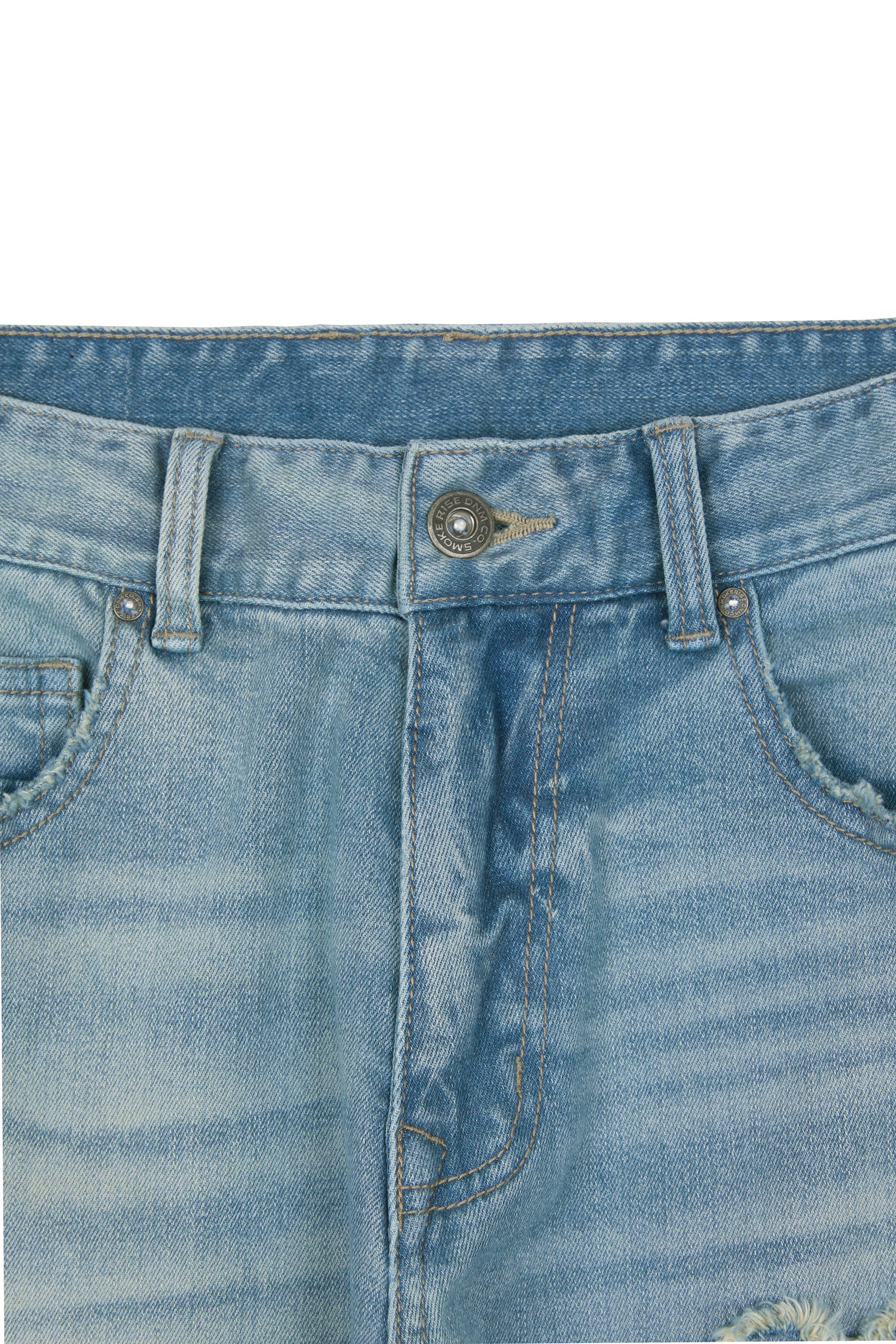 Letter Applique Jeans