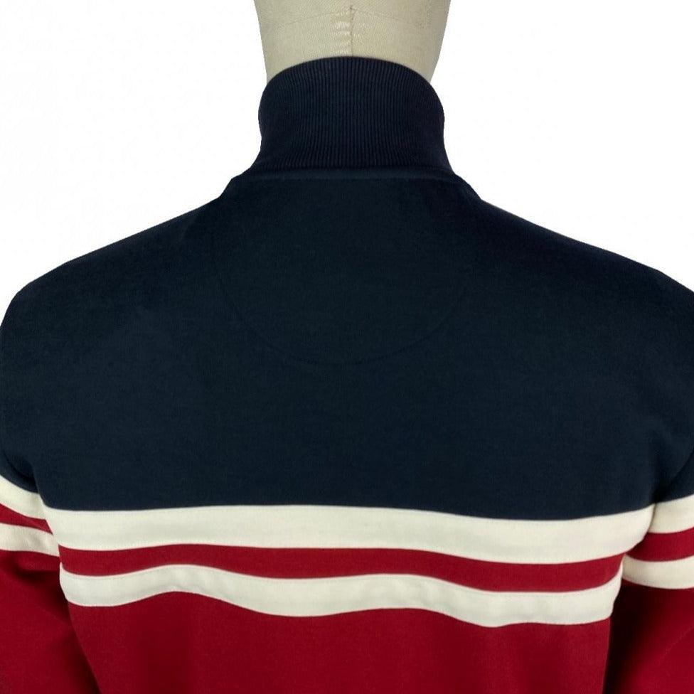 Trojan Stripe Track Top Blood