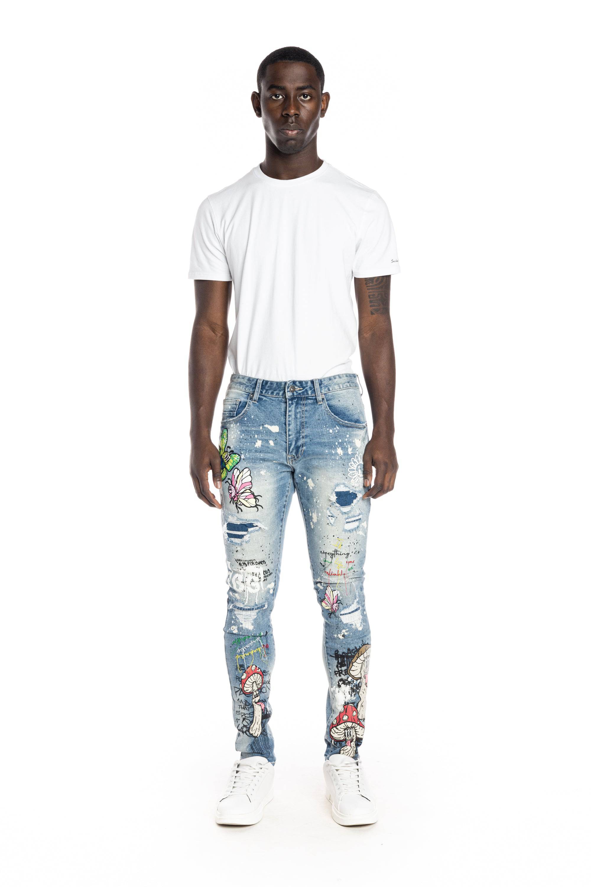Mushroom  Fashion Jeans