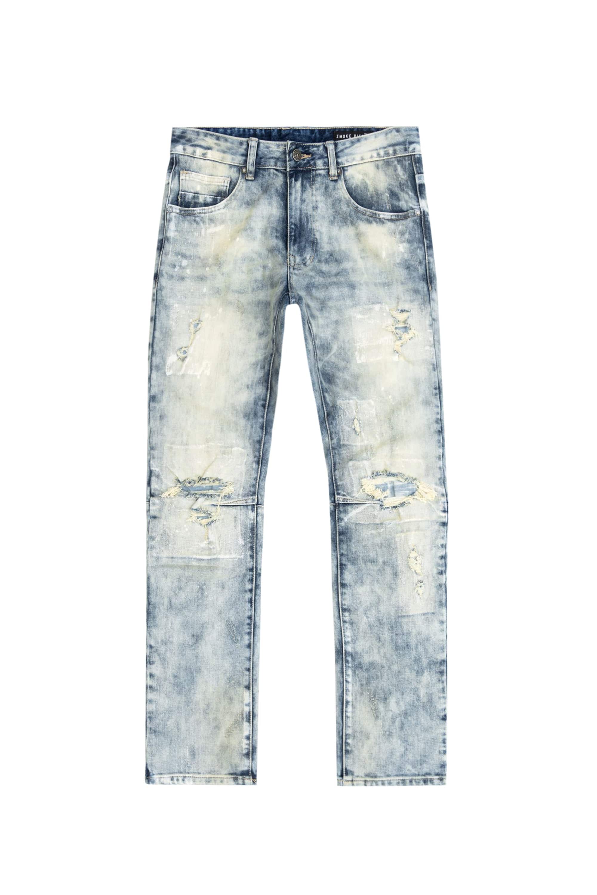 Patch Washed Jeans