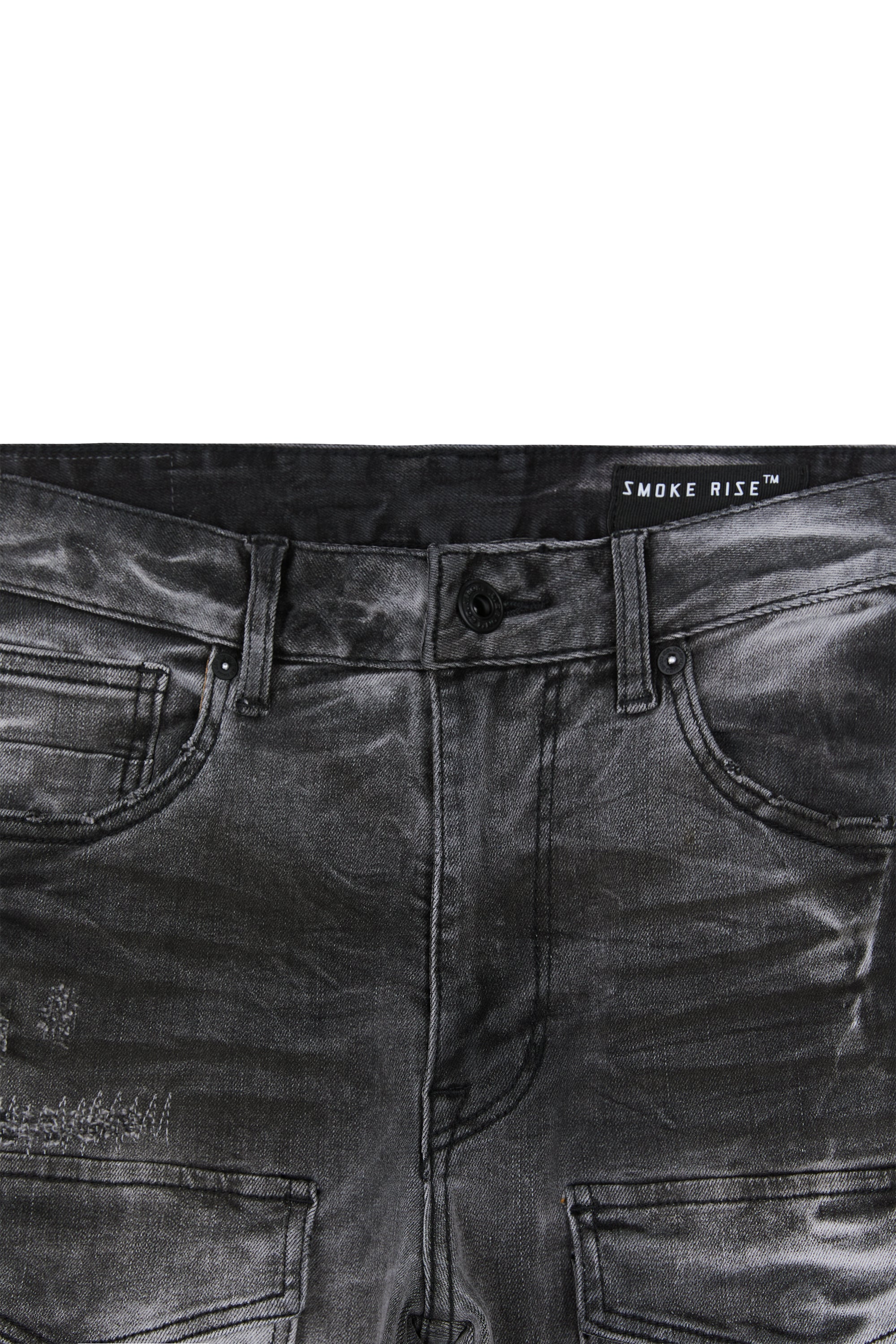 Stacked Utility Denim Jeans