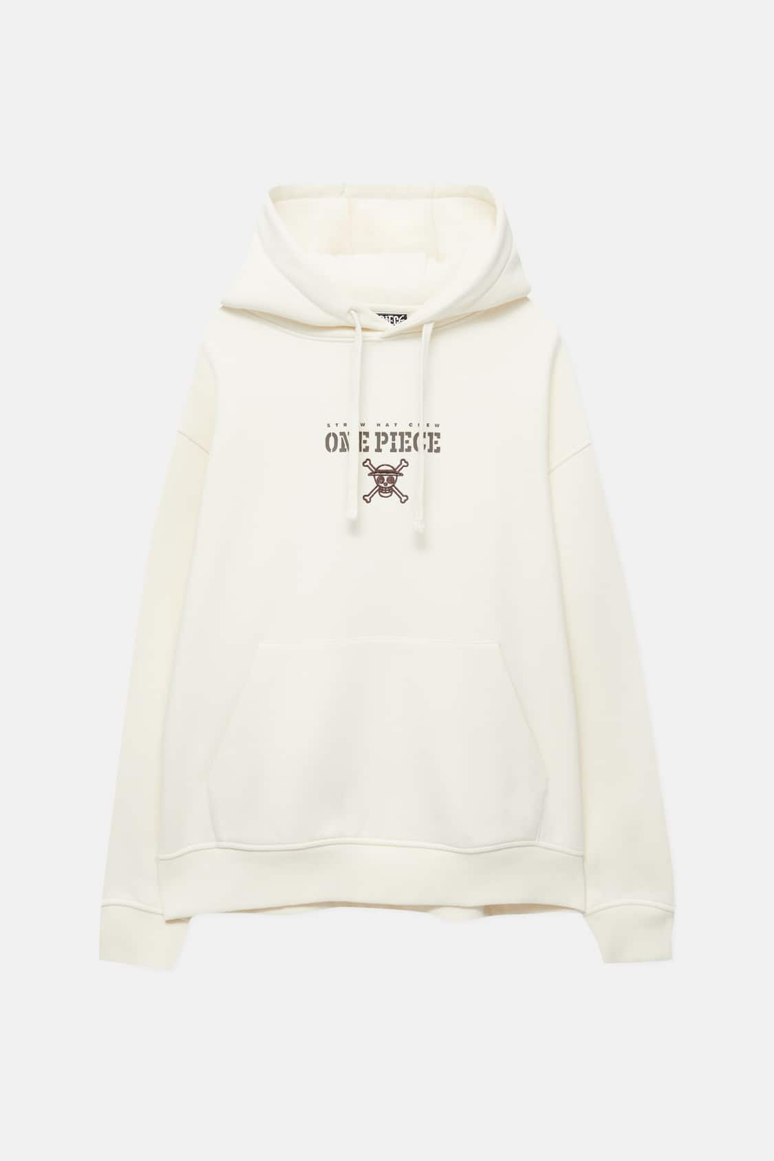 One Piece Luffy Print Hoodie