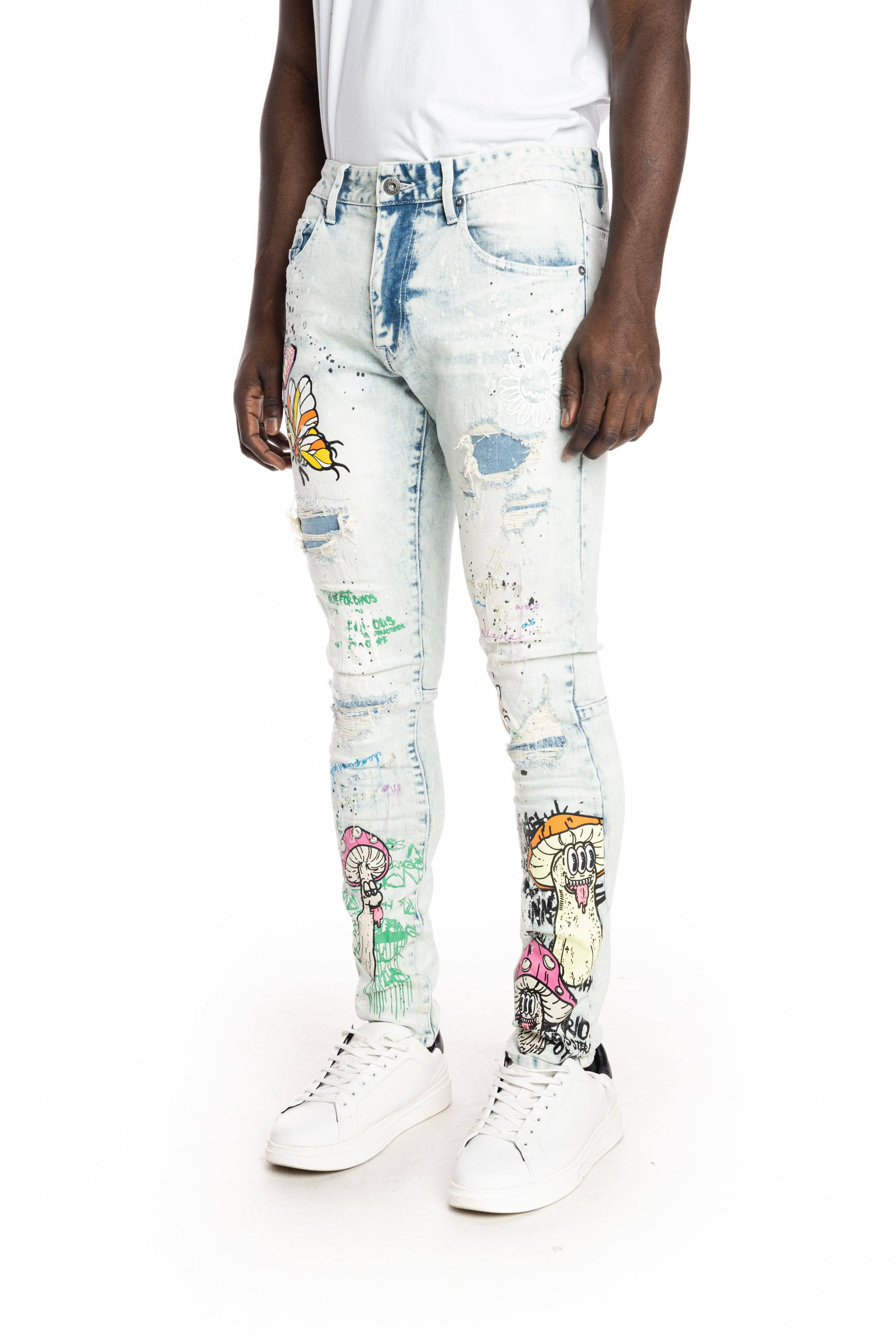 Mushroom  Fashion Jeans