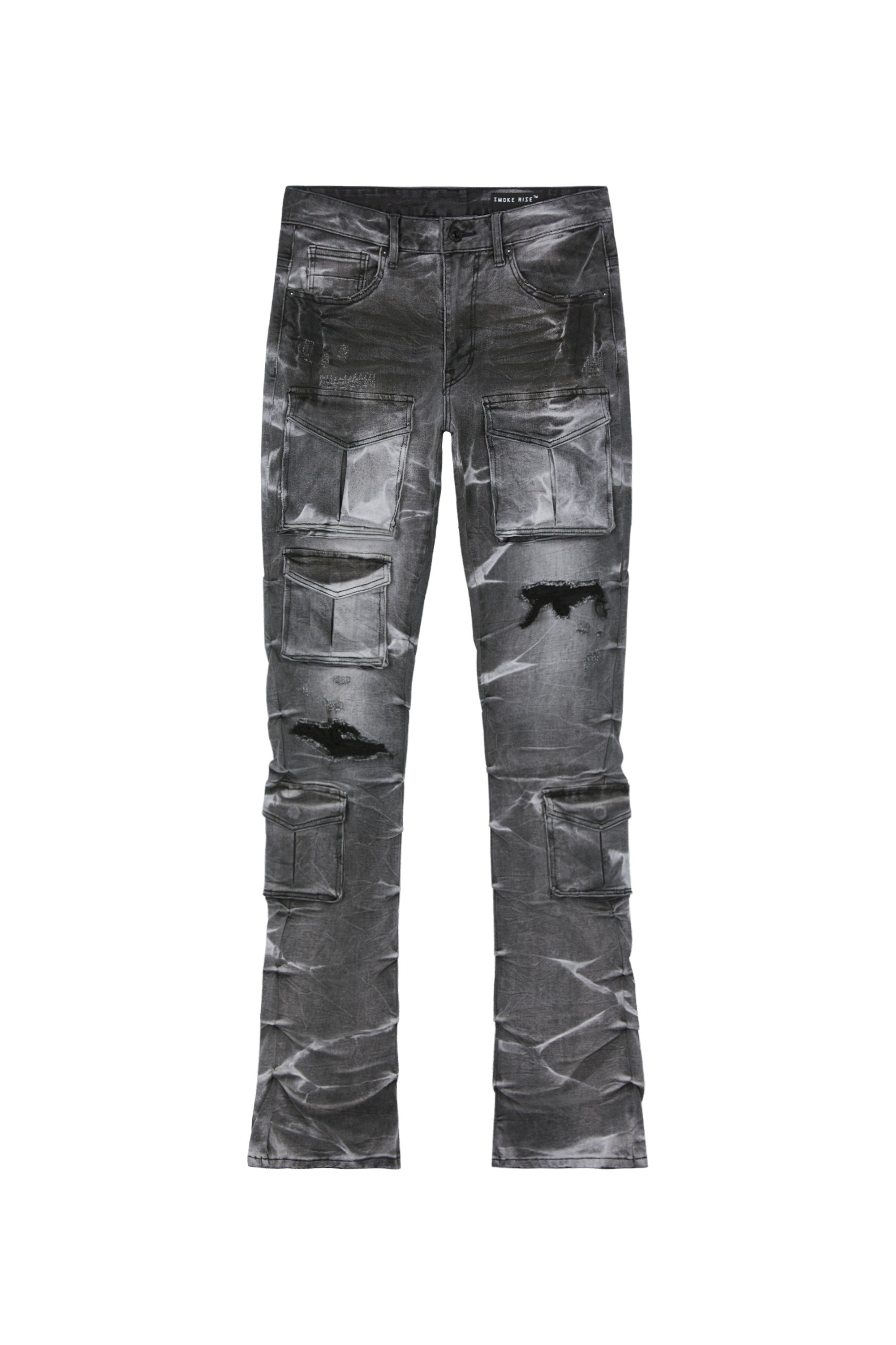 Stacked Utility Denim Jeans