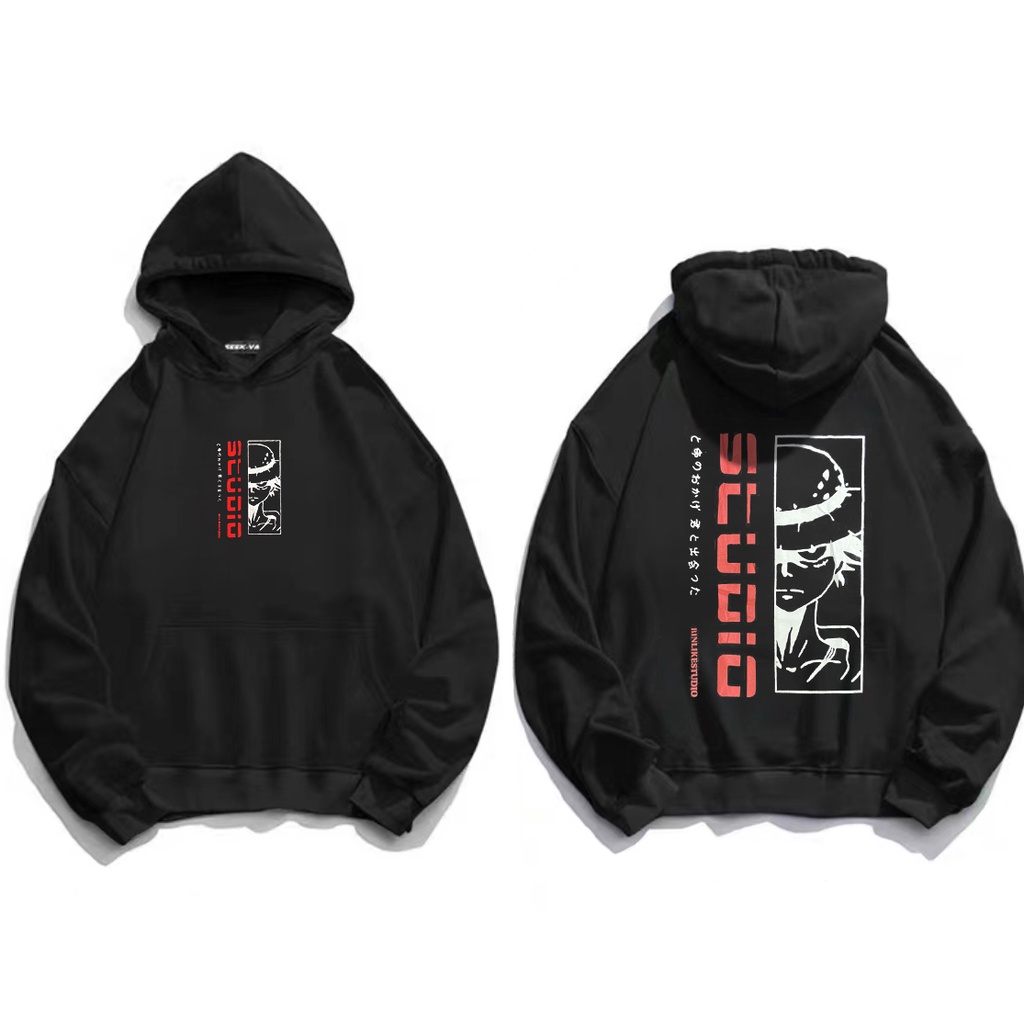 One Piece Luffy Print Anime Hoodies