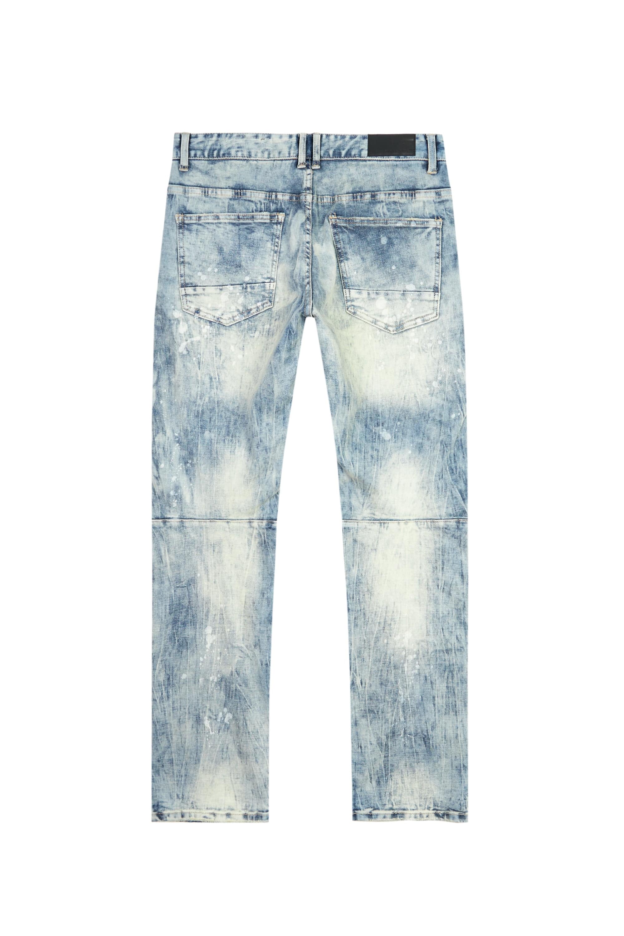 Plaid Backed Workwear Jean