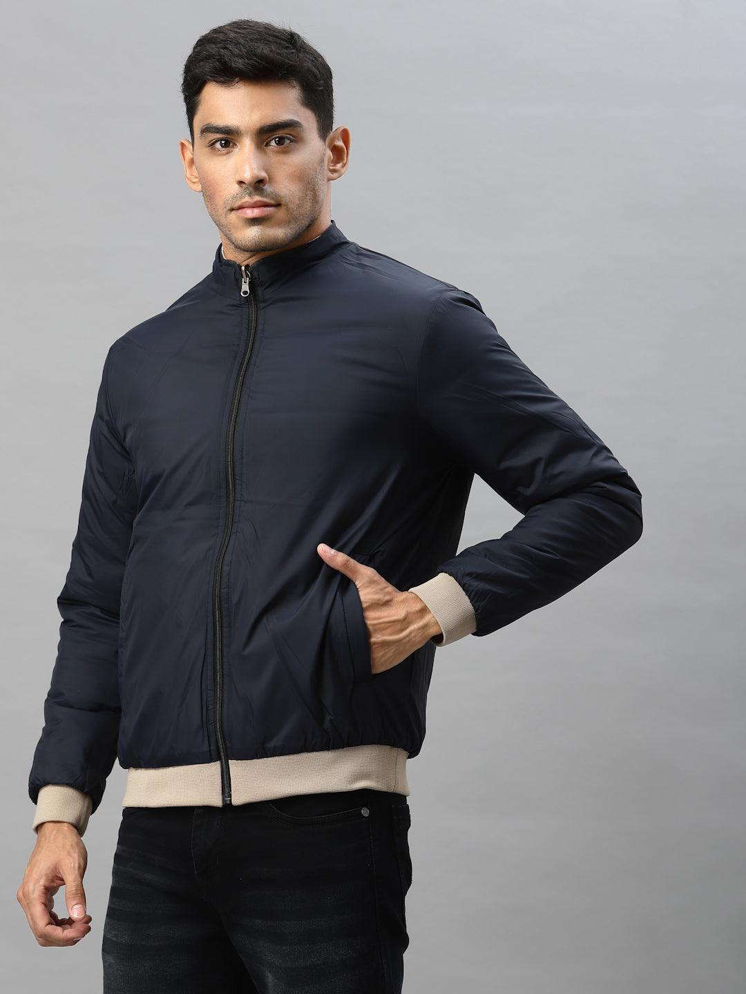 Style Quotient Men Beige Reversible Padded Jacket