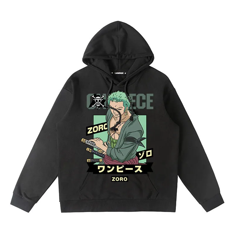One piece hoodie - LUFFY/SHANKS/CHOPPER/BURUKKU/NEWGATE/FRANKY/MARCO/LAW