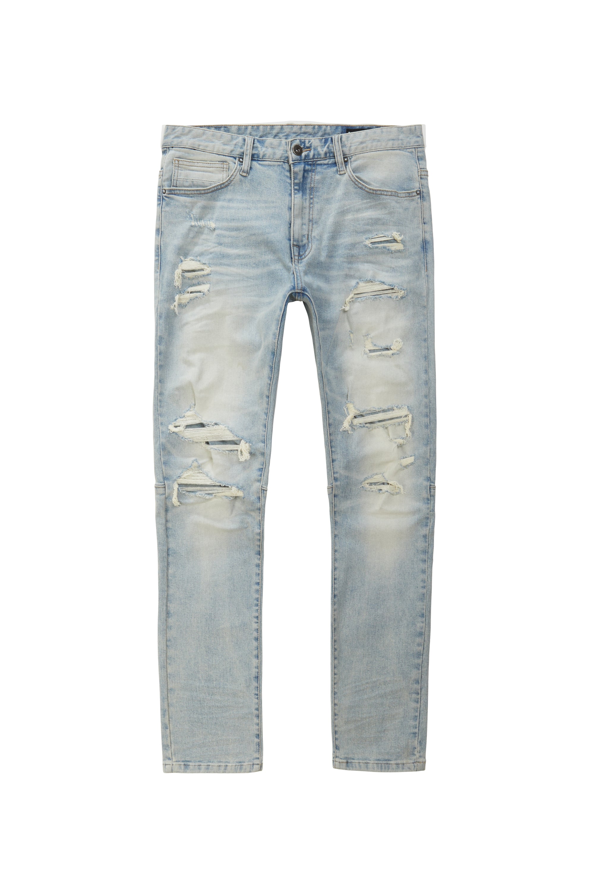 Rip & Repaired Color Jeans