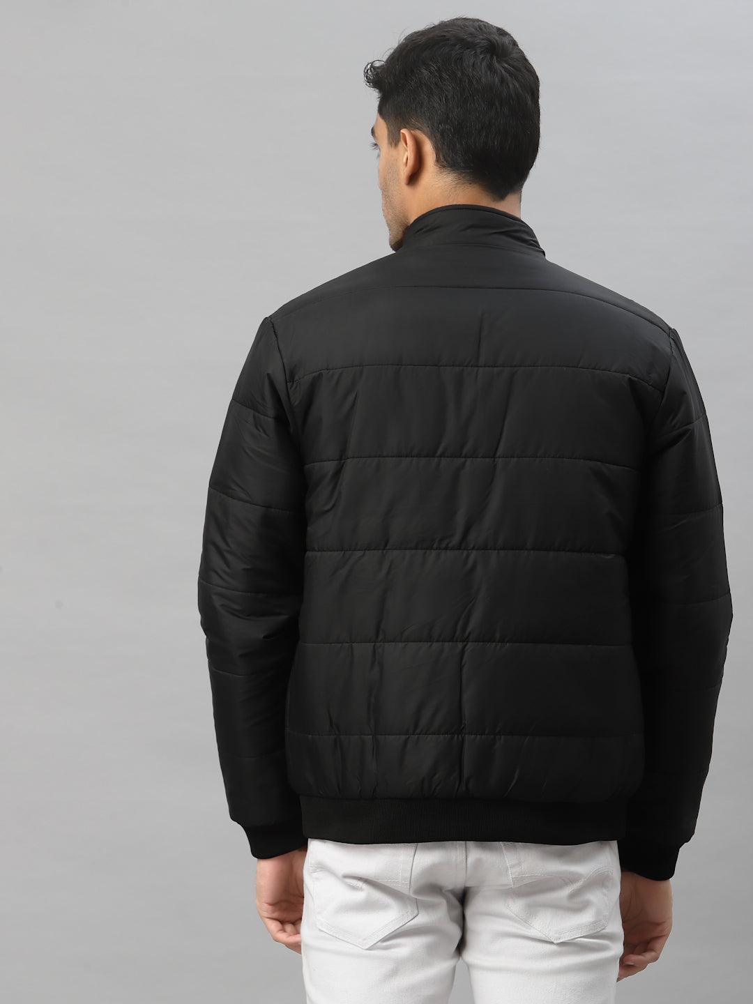 Style Quotient Men Black Reversible Padded Jacket