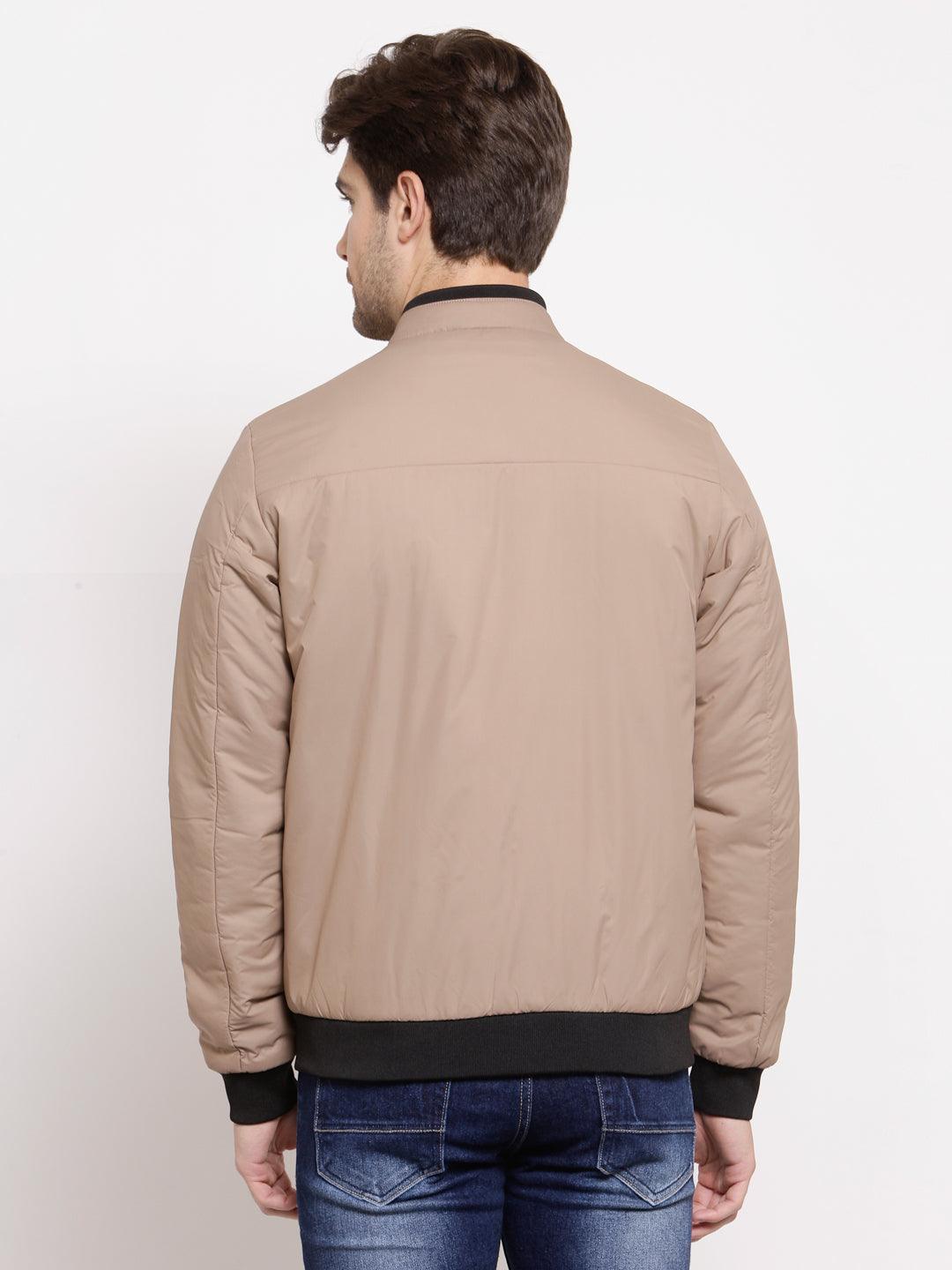 Style Quotient Mens Solid Bomber Jackets