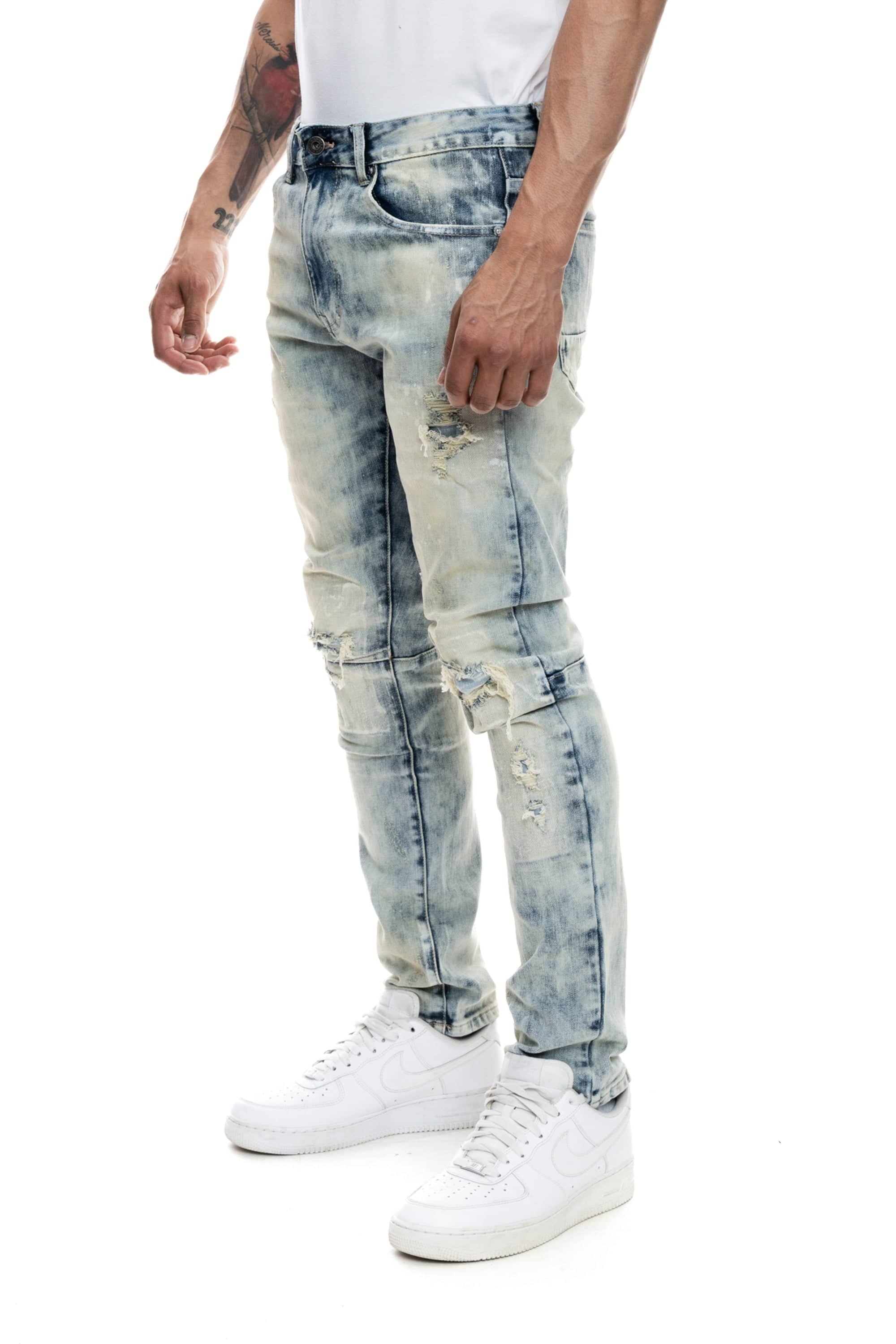 Patch Washed Jeans