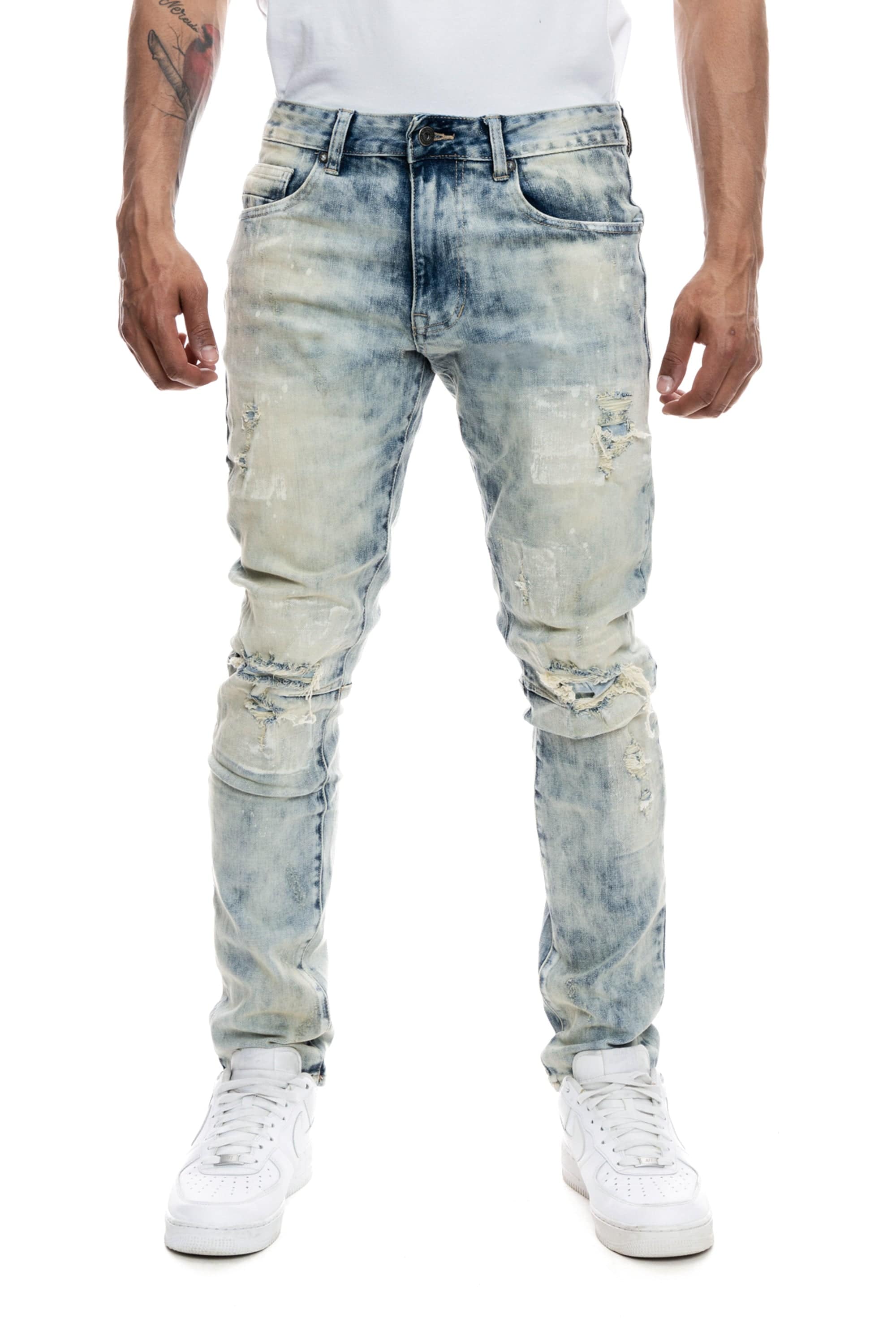 Patch Washed Jeans