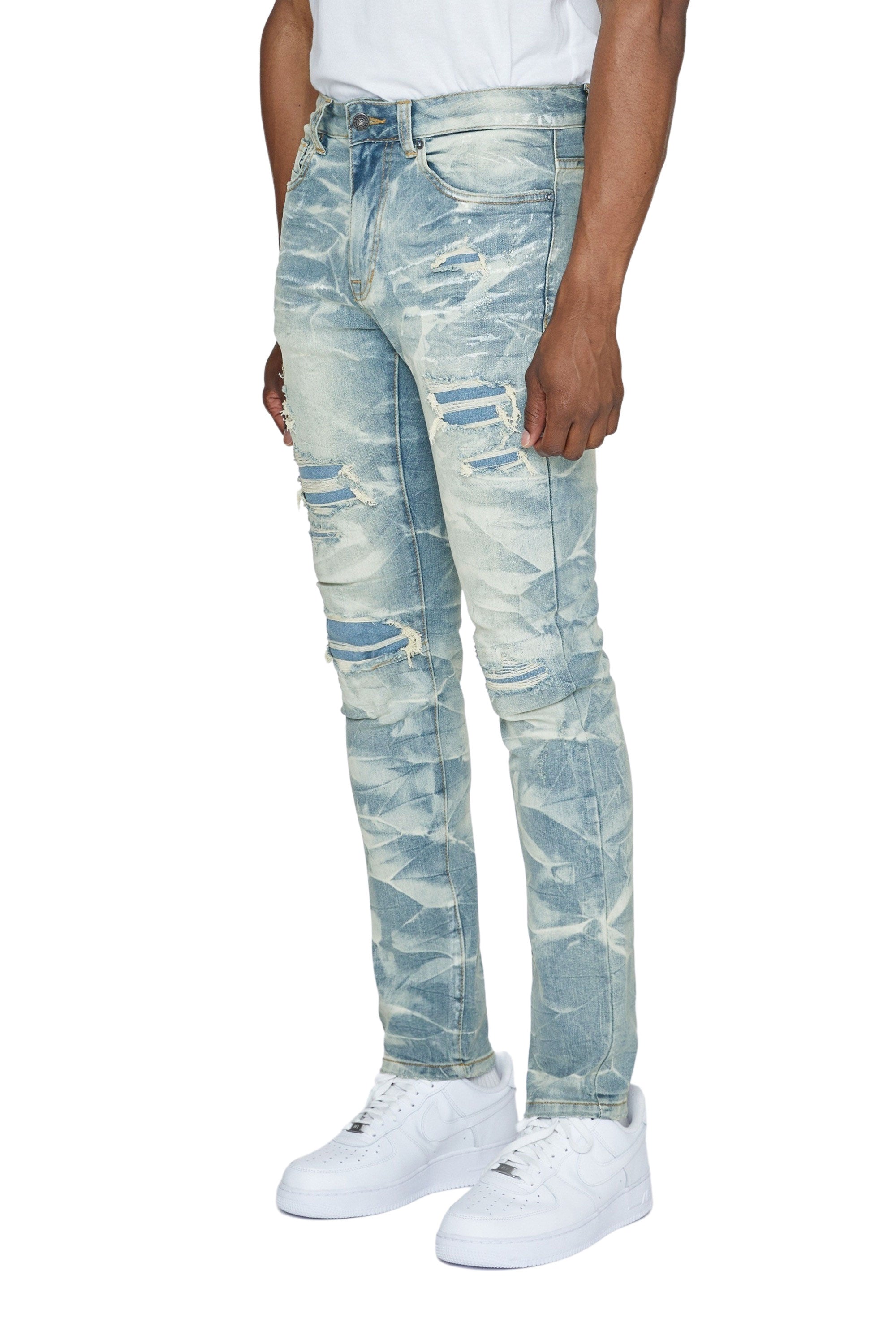 Lightning Effect Jeans