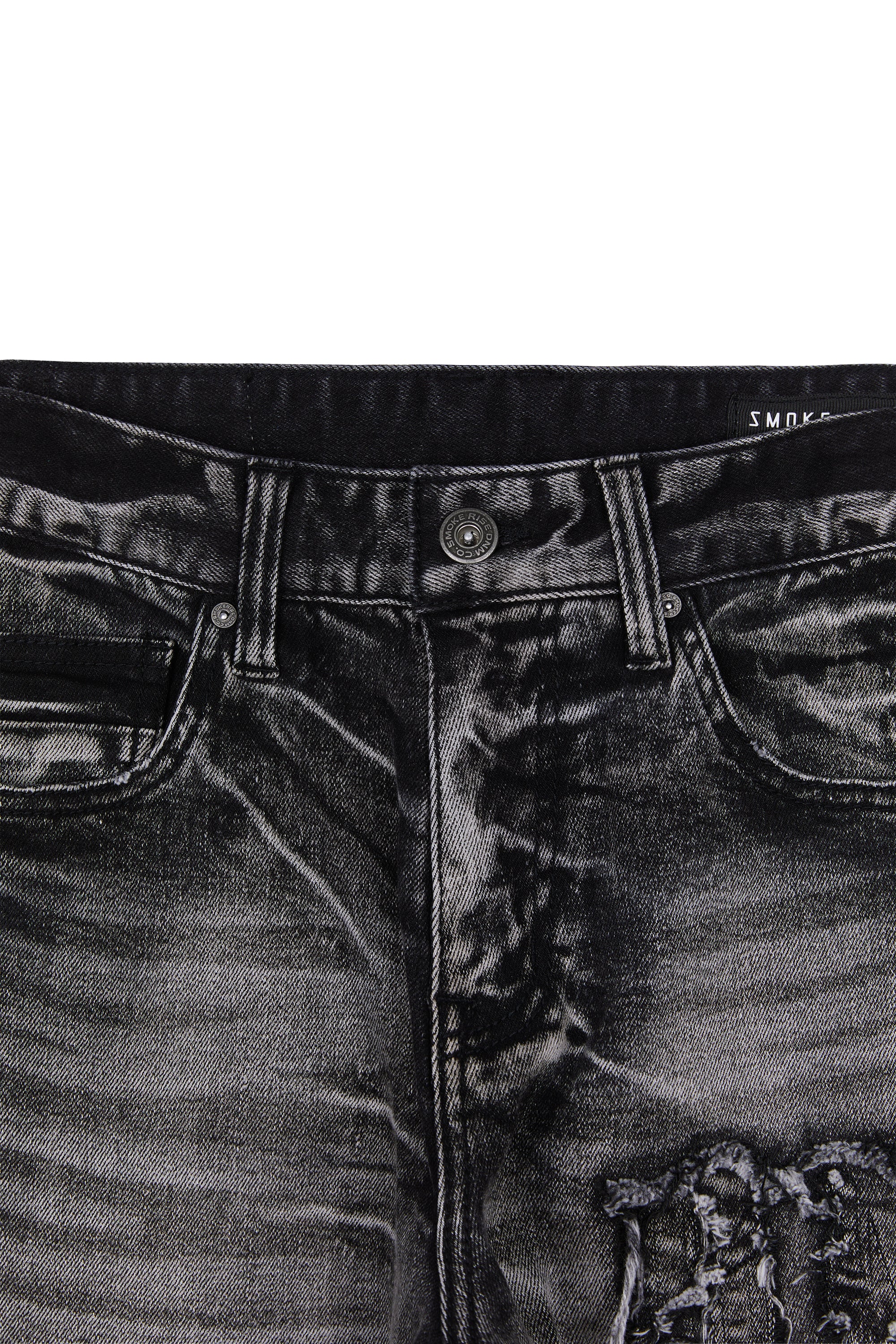 Letter Applique Jeans