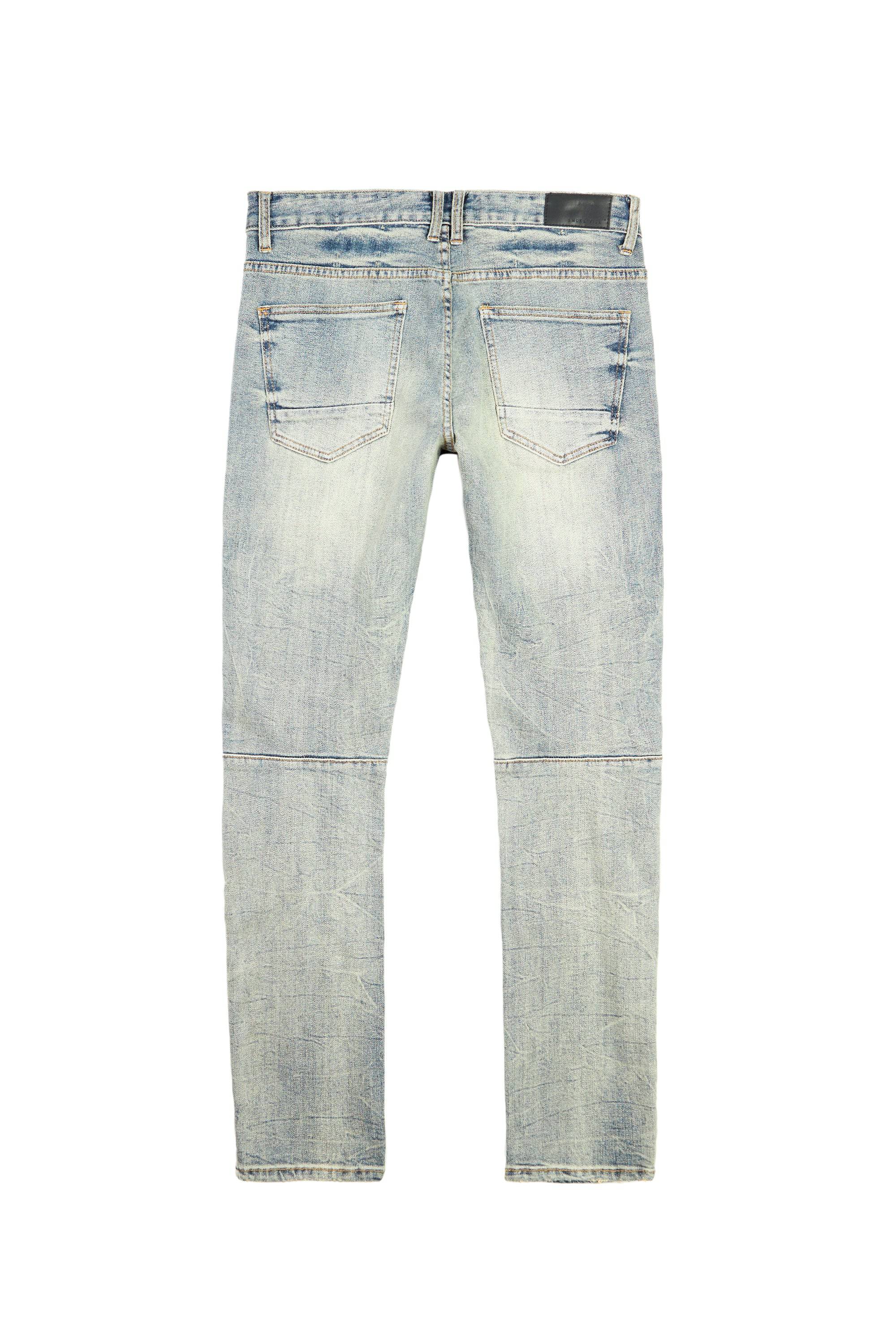 Plaid Backed Jean