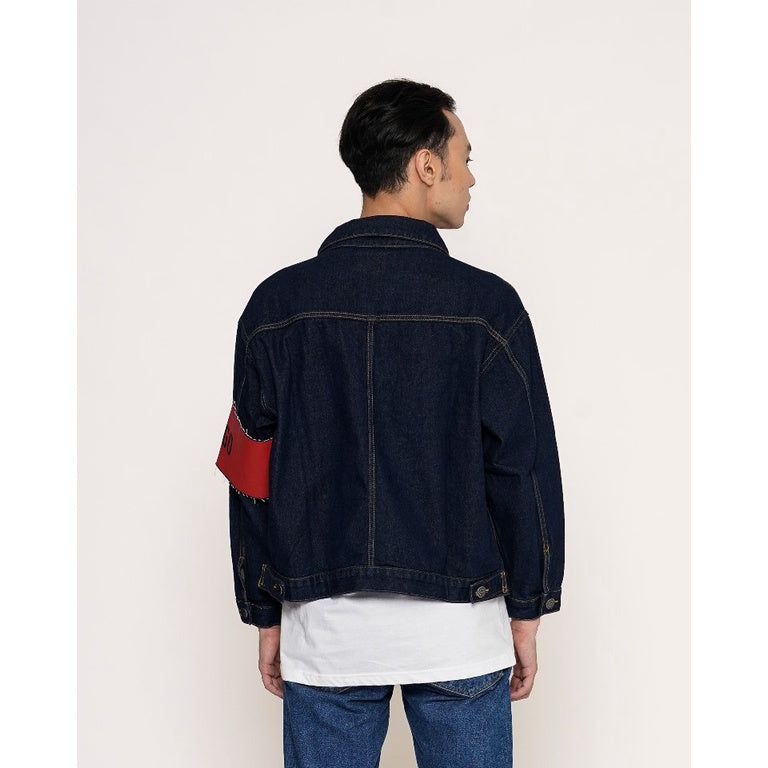 Erigo Denim Jacket Pocket Croix Mud Blue