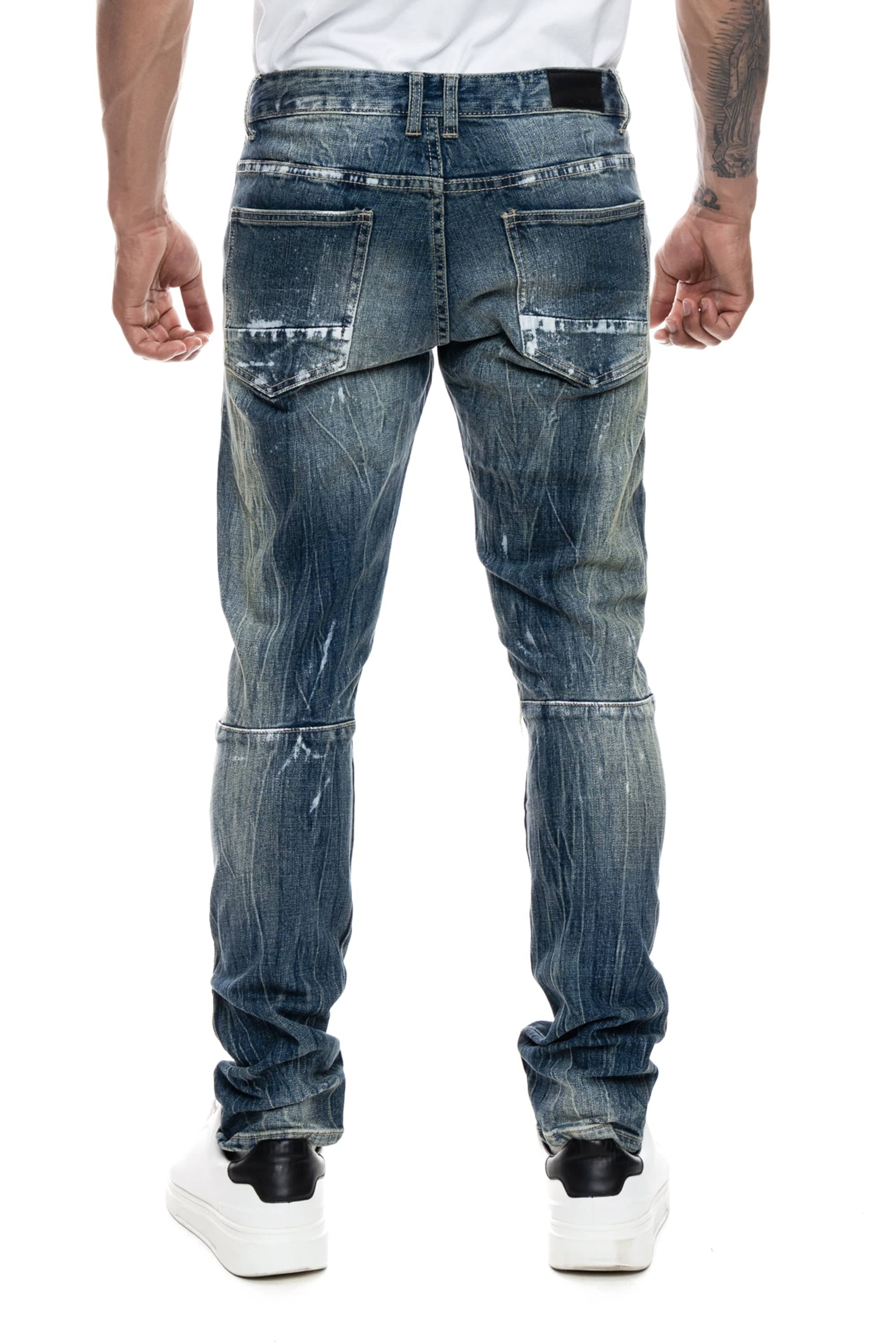 Patch Washed Jeans