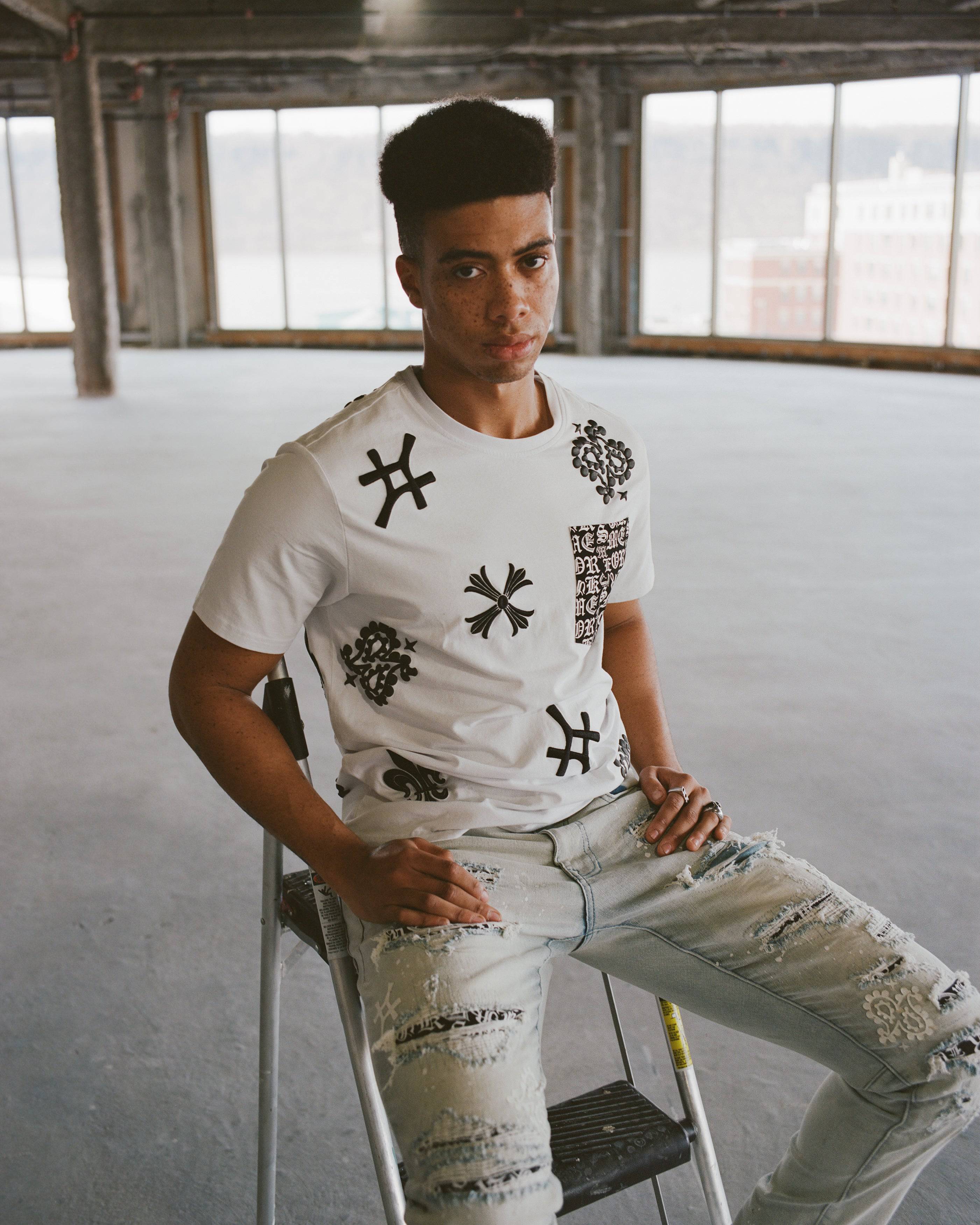 Rip And Repair Fashion Jeans