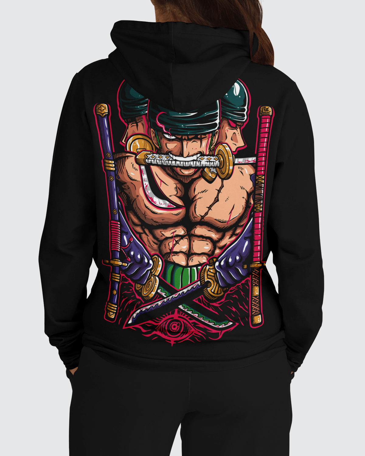 One Piece Roronoa Zoro Santoryu Hoodie