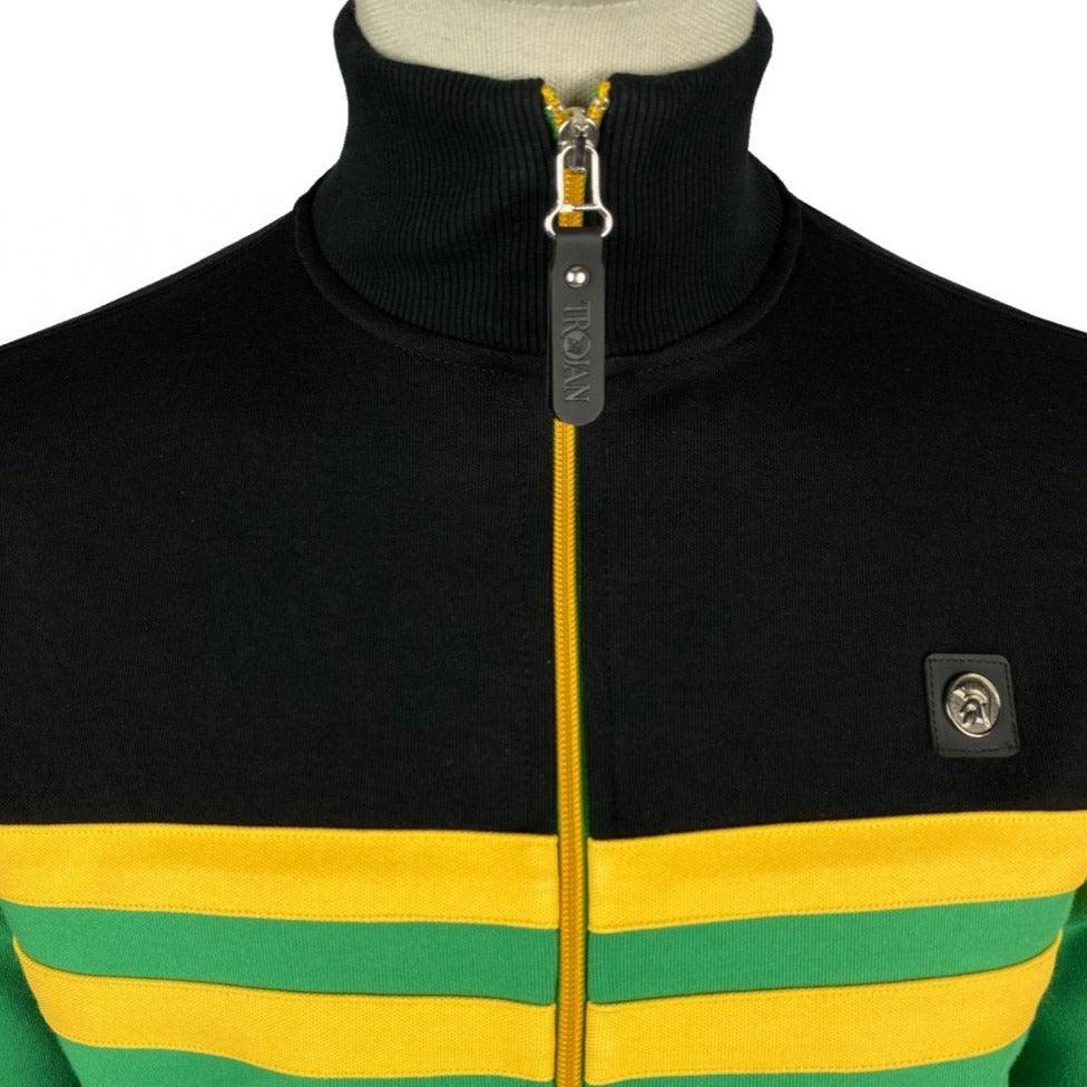 Trojan Stripe Track Top Jamaica