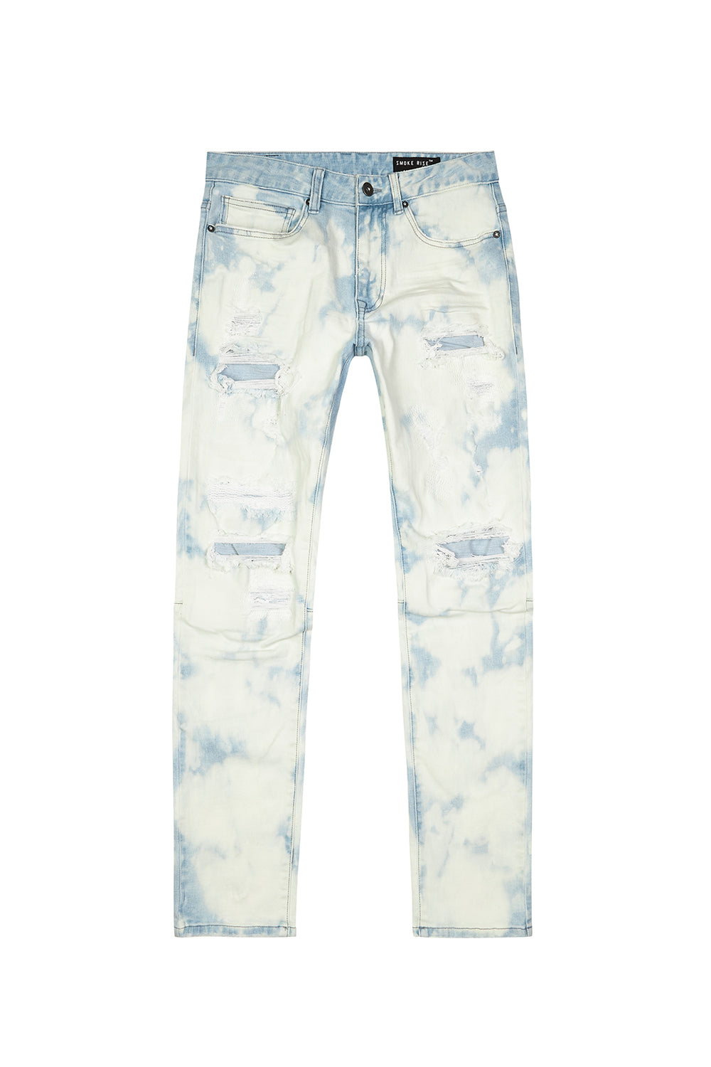 Bleach Washed Rip & Repaired Jeans