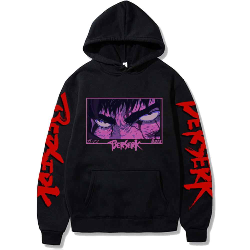 GUTS DEATH STARE HOODIE - BERSERK