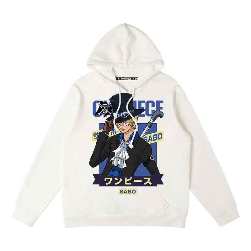 One piece hoodie - LUFFY/SHANKS/CHOPPER/BURUKKU/NEWGATE/FRANKY/MARCO/LAW