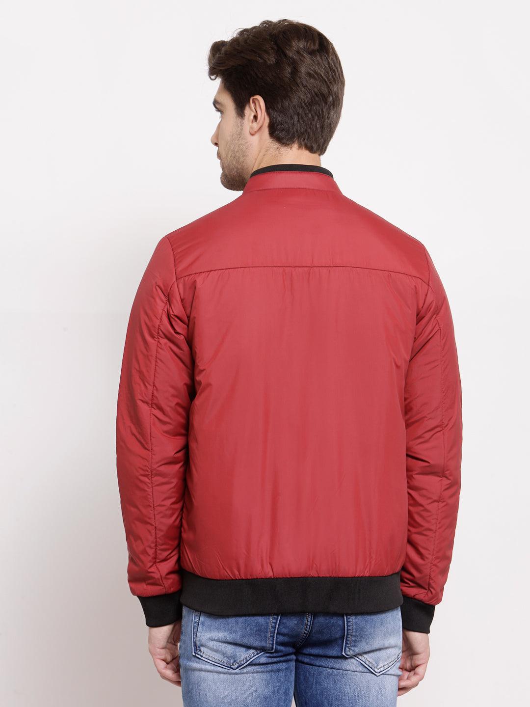 Style Quotient Mens Solid Bomber Jackets