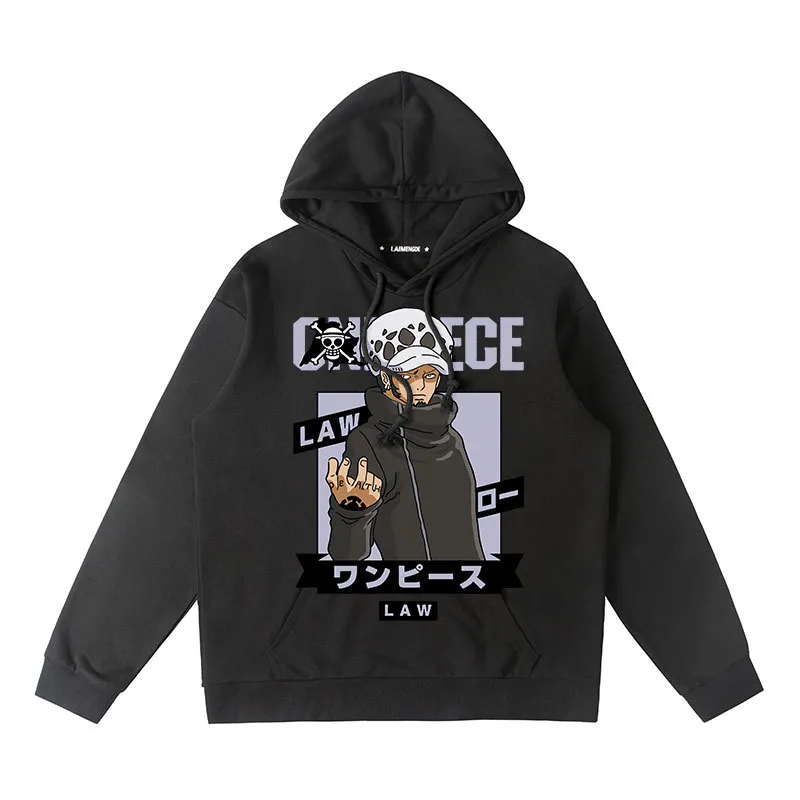One piece hoodie - LUFFY/SHANKS/CHOPPER/BURUKKU/NEWGATE/FRANKY/MARCO/LAW